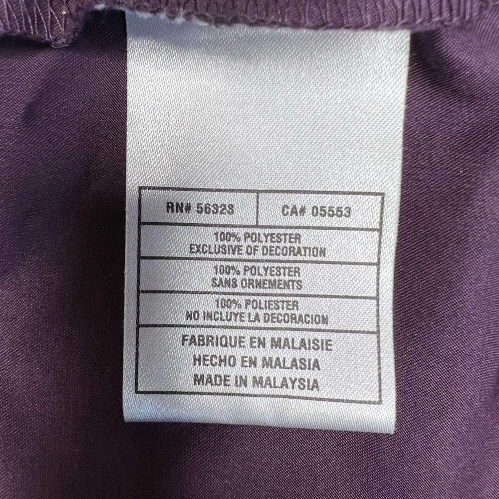 Nike Women's Purple Full Zip Long Sleeve Windbreaker Jacket Size M - Picture 7 of 10